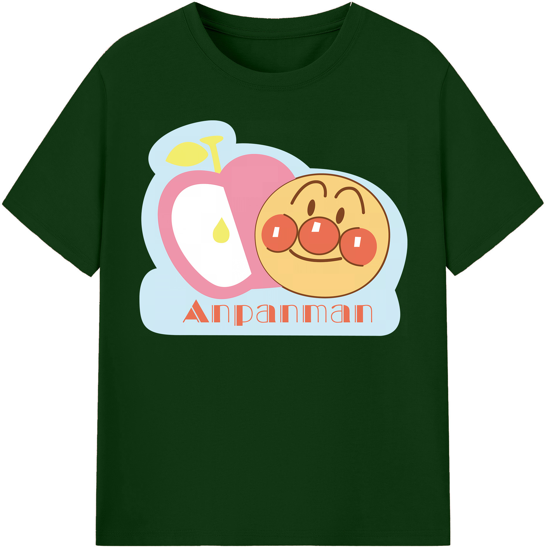 （画像用） アンパンマン Anpanman 綿100％半袖Tシャツ（フロントプリント）